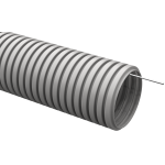 Труба гофрированная ПВХ d 16 с зондом (10 м) серая ИЭК CTG20-16-K11-0101