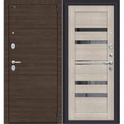 Дверь металлическая Porta S 4.П30 Brownie/Cappuccino Veralinga 980*2050 правая Россия