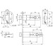 Купить Ручка защелка DK682 SN-BK (6082 SN-B) (фиксатор) матовый никель в Жуковке в Интернет-магазине Remont Doma