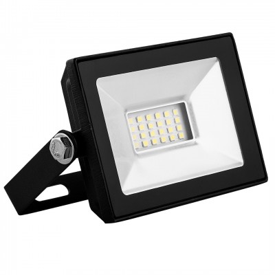 Прожектор светодиодный 10W 2835SMD 6400K IP65 черный, SFL90-10-Экономь