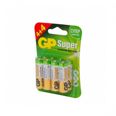 Батарейки алкалиновые GP Super Alkaline GP 15A4/4LNT-2CR8 шт