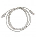 Патч-корд народный U/UTP Cat 5e 4PR 24AWG PVC, литой 1 м, серый SQ0115-0002