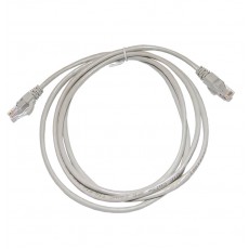 Патч-корд народный U/UTP Cat 5e 4PR 24AWG PVC, литой 1 м, серый SQ0115-0002