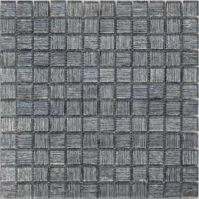 Мозаика из стекла и натурального камня Carbon 23x23х4 (298*298)