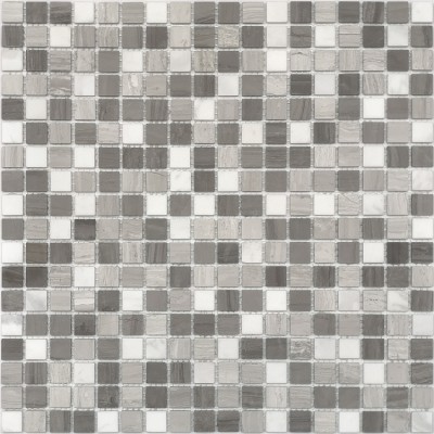 Мозаика из стекла и натурального камня Pietra Mix 3 MAT 15x15x4 (305*305)