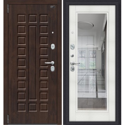 Двери металлическая Porta S 3.П61 Almon 28/Bianco Veralinga 980*2050 левая Россия