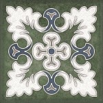 Плитка SMALTO DECOR 1 VERDE 15*15 см