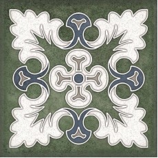 Плитка SMALTO DECOR 1 VERDE 15*15 см