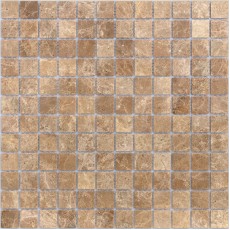 Мозаика из стекла и натур.камня Emperador Light POL 23x23х4 (298*298) мм