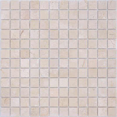 Мозаика из натурального камня  Marfil Crema MAT 23*23*4 (298*298) мм