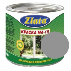 Краска МА-15 серая 5,5кг "Zlata" Азов