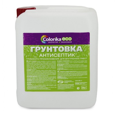 Грунтовка "Colorika ECO" антисептик 10кг глубокого проникновения