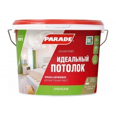 Краска акриловая "PARADE" W1 белая матовая 10 л