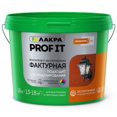 Краска фактурная Лакра PROF IT 18 кг