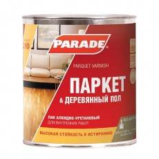 Лак паркетный "PARADE" L-10 алкидно-уретановый полуматовый 2,5 л