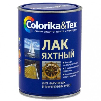 Лак для яхт матовый "Colorika&Tex" 0,8 л