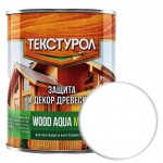 Текстурол "WOOD AQUA MATT" Белый 0,8л на водной основе