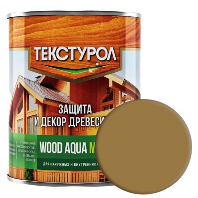 Текстурол "WOOD AQUA MATT" Дуб 0,8л на водной основе