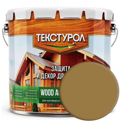 Текстурол "WOOD AQUA MATT" Дуб 2,5 л на водной основе