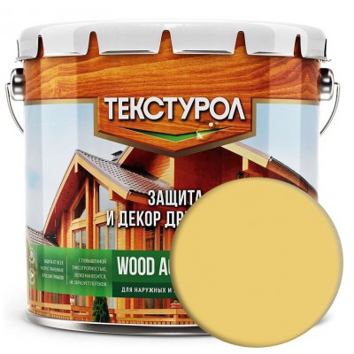 Текстурол "WOOD AQUA MATT" Сосна 2,5 л на водной основе