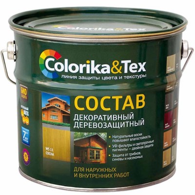 Состав деревозащитный "Colorika" иней 10 л