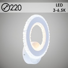 Бра LI8416/1B WT белый LED 34W 3000-6500K d220, HN21