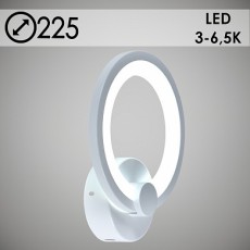 Бра LI8832/1 WT белый 20W LED 3000-6500K h80, HN21