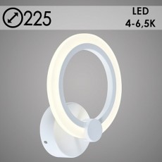 Бра MX10025/1 WT белый 14W LED 4000-6500K h225, HN20