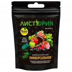 БИО-комплекс, ТМ Листория, Универсальное, профессиональное минеральное удобрение, NPK: 19-19-19 (30 г)