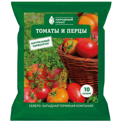 Грунт Томаты и перцы "Народный грунт" 10 л