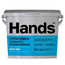 Грунтовка глубокого проникновения Hands DEEP PRO 5л